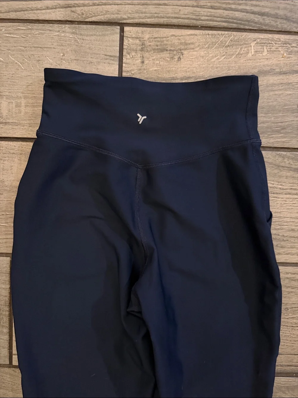Old Navy Dark Navy High-Waist Jogger Pants with Pockets